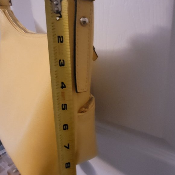 Dooney & Bourke Saffiano Alyssa Large Crossbody Shoulder Bag --Dandelion - Picture 12 of 16